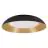 Ledvance LED-Deckenleuchte Orbis Alva Schwarz und Holz 36W 1600lm - 830 Warmweiß | Berührungsdimmbar
